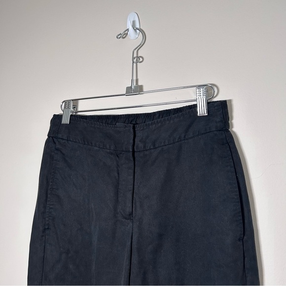 Babaton by Aritzia Soft Lyocell Trousers Relaxed Fit Lightweight Black Size 2 - Picture 6 of 8